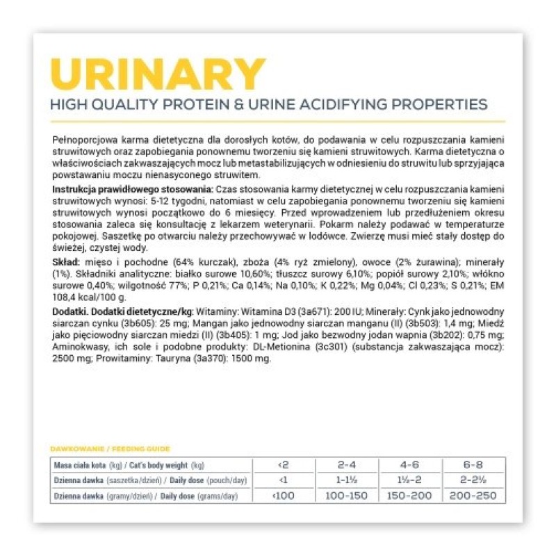 VET EXPERT Veterinary Diet Urinary Cat - wet food for cats - 100 g VET EXPERT Veterinary Diet Urinary Cat - wet food for cats - 100 g
