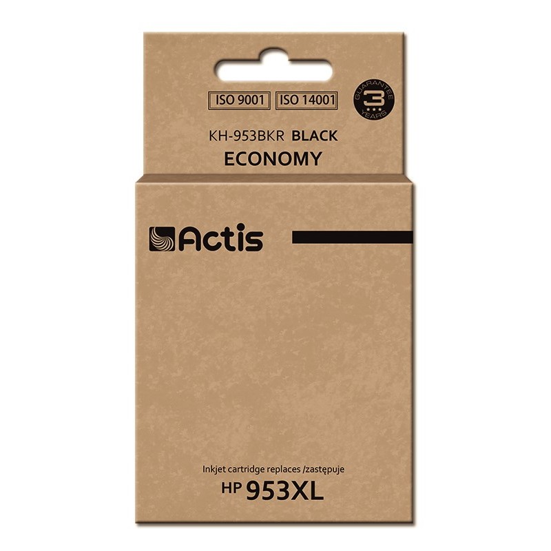 Actis KH-953BKR ink (replacement for HP 953XL L0S70AE; Standard; 50 ml; black)- New Chip