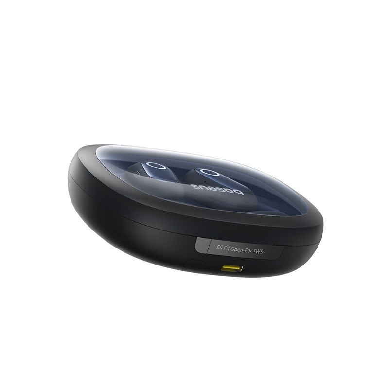 Baseus Eli Fit Open- Ear Headset Wireless Connectivity/Music USB Type-C Bluetooth Black Baseus Eli Fit Open- Ear Headset Wireless Connectivity/Music USB Type-C Bluetooth Black