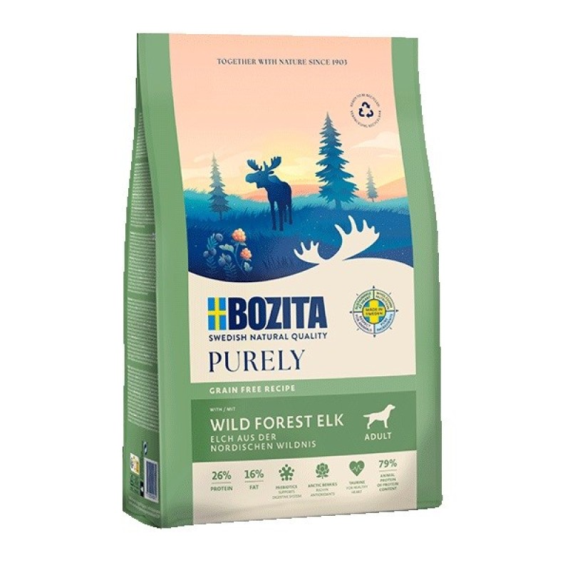 BOZITA Purely Adult Elk - dry dog food - 2,5kg BOZITA Purely Adult Elk - dry dog food - 2,5kg