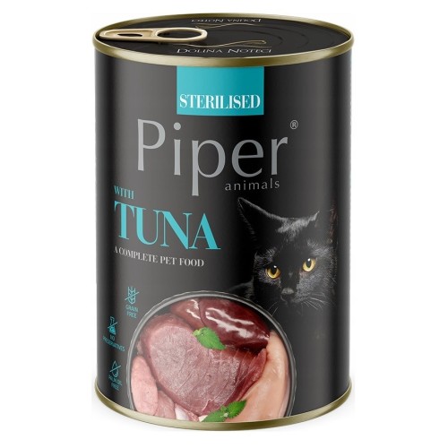 DOLINA NOTECI Piper Animals Sterilised with tuna - wet cat food - 400g