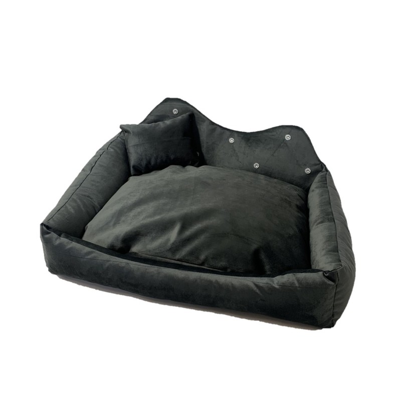 GO GIFT Prince graphite XXL - pet bed - 70 x 55 x 12 cm GO GIFT Prince graphite XXL - pet bed - 70 x 55 x 12 cm