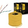 Gembird UPC-5004E-SOL-Y CAT5e UTP LAN cable (CCA), solid, 305m, yellow