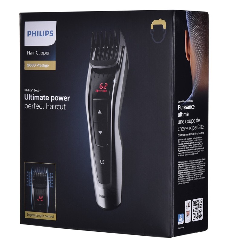 Philips HAIRCLIPPER Series 9000 Self-sharpening metal blades Hair clipper Philips HAIRCLIPPER Series 9000 Self-sharpening metal blades Hair clipper