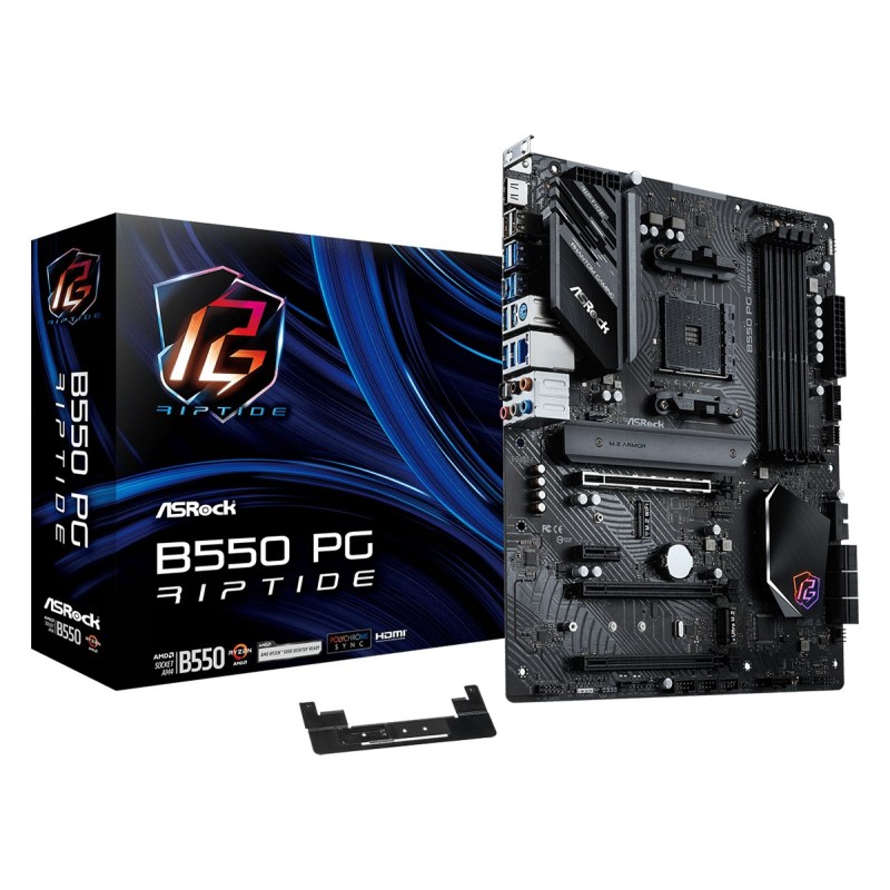 Asrock B550 PG Riptide AMD B550 Socket AM4 ATX Asrock B550 PG Riptide AMD B550 Socket AM4 ATX