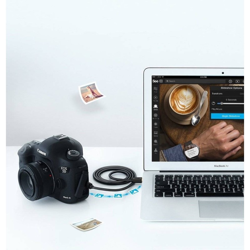 Ugreen USB cable - mini USB 480 Mbps 2m US132 (black) Ugreen USB cable - mini USB 480 Mbps 2m US132 (black)