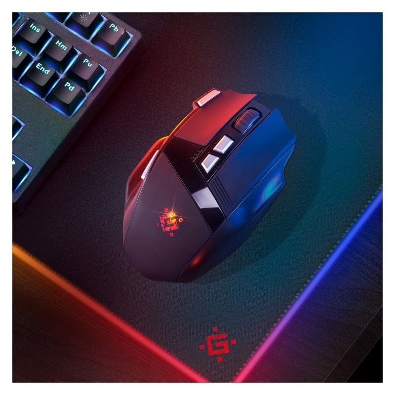 MOUSE DEFENDER GM-885 KNIGHT RF WIRELESS 3200dpi 8P BLACK MOUSE DEFENDER GM-885 KNIGHT RF WIRELESS 3200dpi 8P BLACK
