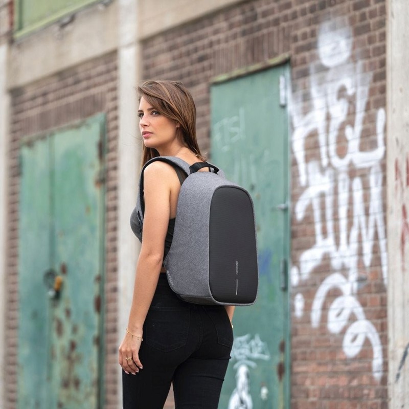 XD DESIGN ANTI-THEFT BACKPACK BOBBY HERO SMALL GREY P/N: P705.702 XD DESIGN ANTI-THEFT BACKPACK BOBBY HERO SMALL GREY P/N: P705.702
