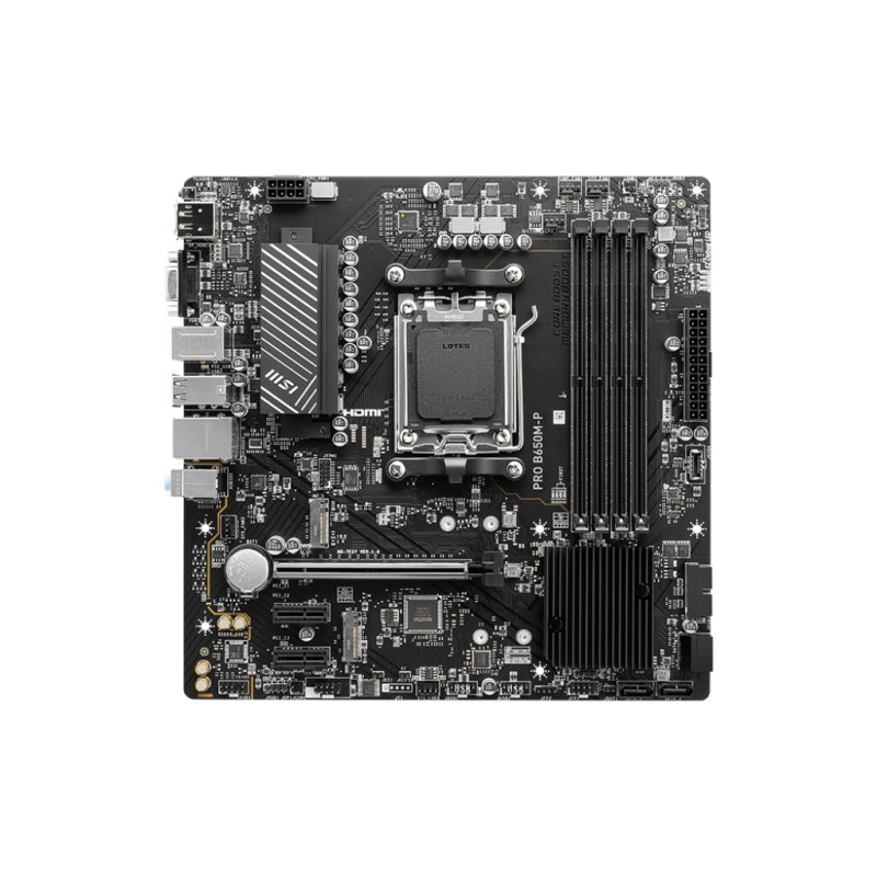 MSI PRO B650M-P motherboard AMD B650 Socket AM5 micro ATX MSI PRO B650M-P motherboard AMD B650 Socket AM5 micro ATX