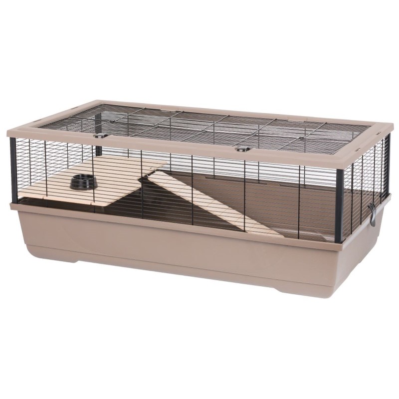 INTER-ZOO Bernie Wood mokka - cage for rodents - 100 x 54 x 39cm