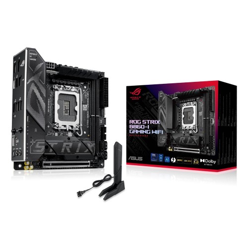ASUS ROG STRIX B860-I GAMING WIFI Intel B860 LGA 1851 (Socket V1) mini ITX