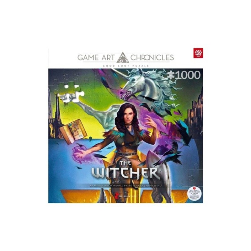 Good Loot Game Art Chronicles Puzzle: The Witcher Yennefer & Salvador Dali (1000 elements)