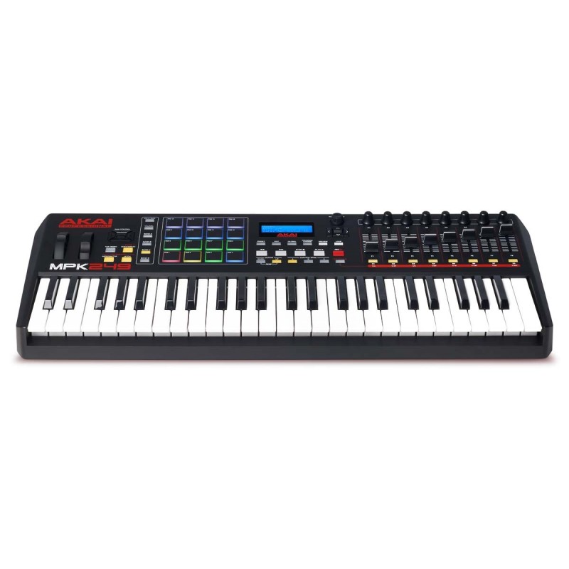 AKAI MPK 249 Control keyboard Pad controller MIDI USB RGB Black AKAI MPK 249 Control keyboard Pad controller MIDI USB RGB Black