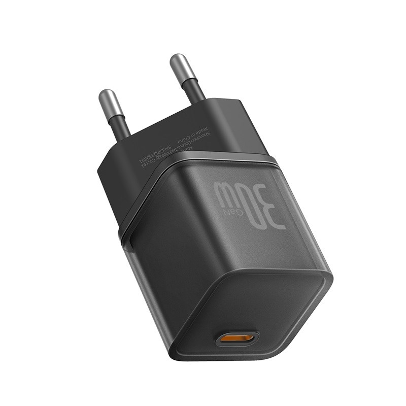 Baseus GAN5S P10162504113-00 Mains Charger 30W Black Baseus GAN5S P10162504113-00 Mains Charger 30W Black