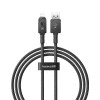 Baseus Unbreakable USB A to iP cable 1 m 5V-2.4A Black