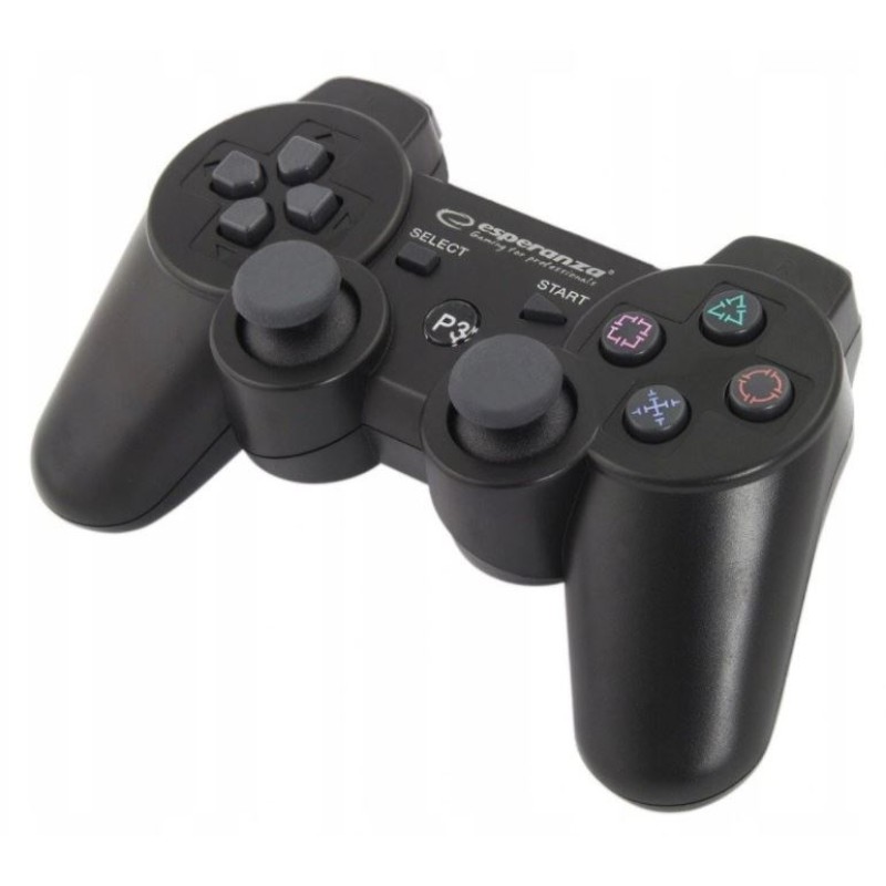 Esperanza EGG109K Gaming Controller Black Bluetooth Joystick Analogue Playstation 3 Esperanza EGG109K Gaming Controller Black Bluetooth Joystick Analogue Playstation 3