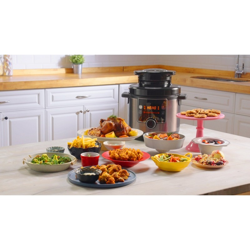 Tefal Turbo Cuisine & Fry CY7788 7.6 L Black 1200 W