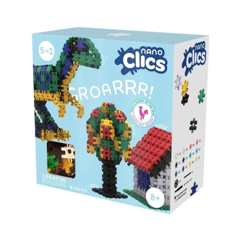 Building blocks Nano Clics - Creative builders - 500 elements (NC003) Building blocks Nano Clics - Creative builders - 500 elements (NC003)