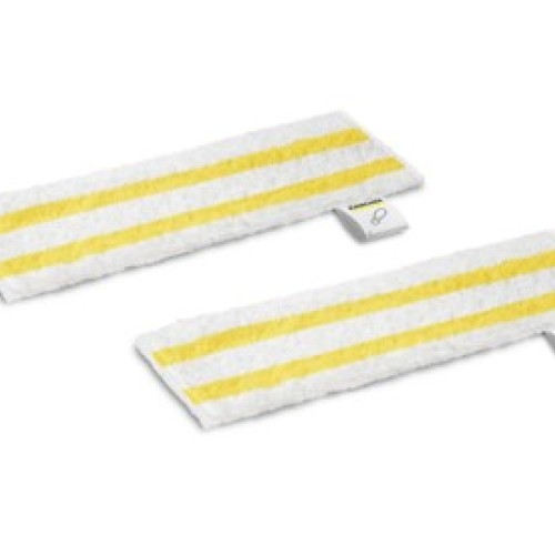 Kärcher Universal floor cloth set EasyFix Mop disposable cloth White, Yellow
