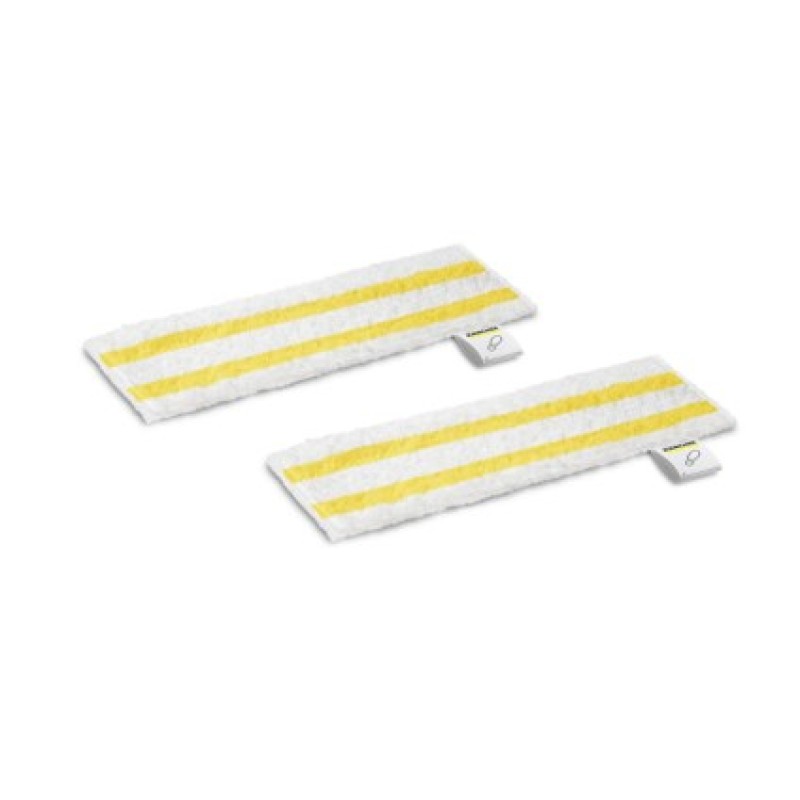 Kärcher Universal floor cloth set EasyFix Mop disposable cloth White, Yellow