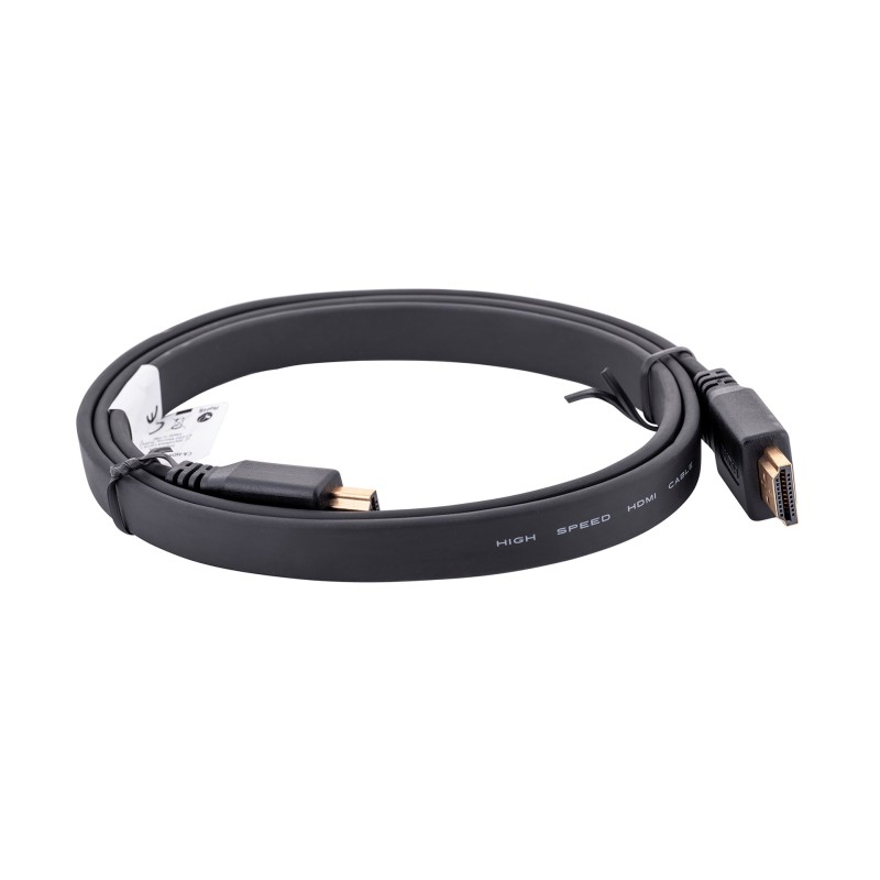 Lanberg CA-HDMI-21CU-0010-BK HDMI cable 1 m HDMI Type A (Standard) Black Lanberg CA-HDMI-21CU-0010-BK HDMI cable 1 m HDMI Type A (Standard) Black