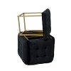 Puff-transformer 5in1 - 5 stools in 1 pouffe black velvet Puff-transformer 5in1 - 5 stools in 1 pouffe black velvet