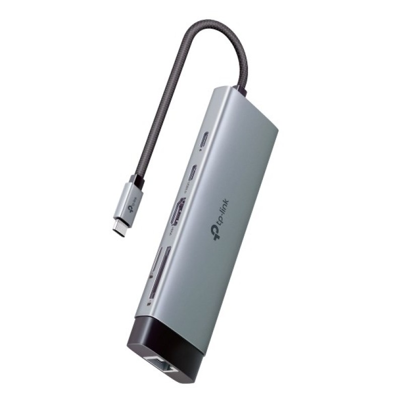 TP-Link UH9120C interface hub USB 3.2 Gen 1 (3.1 Gen 1) Type-C 5000 Mbit/s TP-Link UH9120C interface hub USB 3.2 Gen 1 (3.1 Gen 1) Type-C 5000 Mbit/s