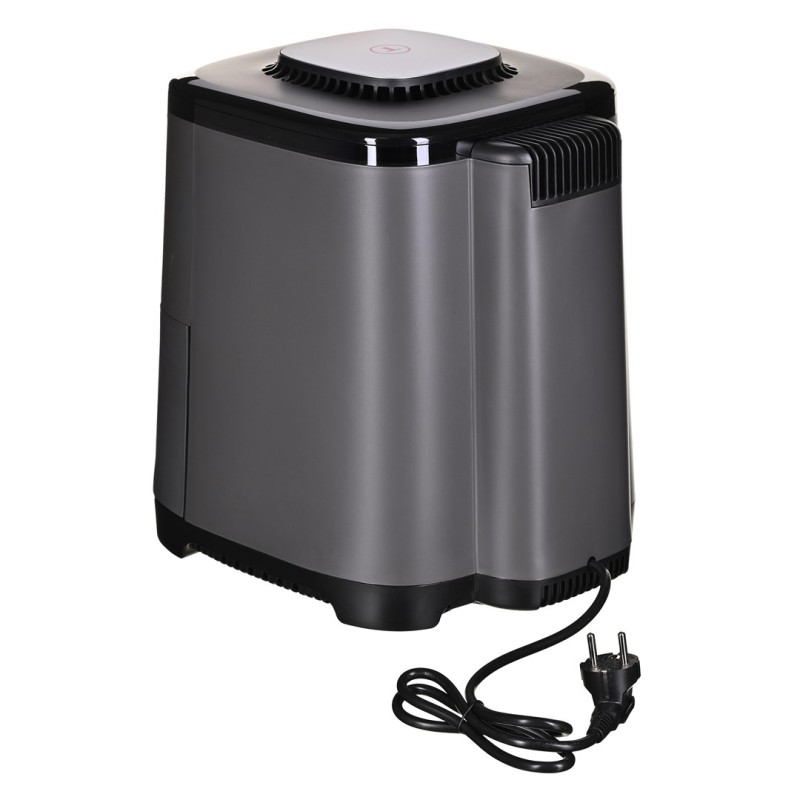 Tefal Easy Fry Silence EY551HE0 fryer Single 5 L Stand-alone Hot air fryer Black, Grey, Stainless steel