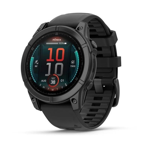 Garmin Fenix E stainless Steel slate grey