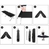 PROMIS Camping, tourist and camping bed, foldable, navy blue PROMIS Camping, tourist and camping bed, foldable, navy blue