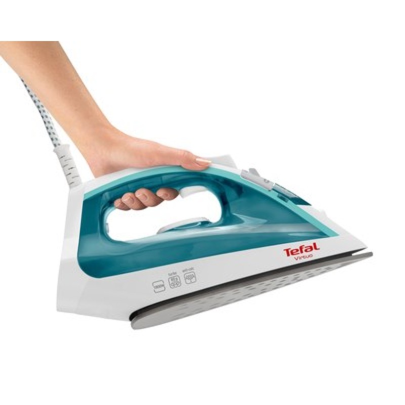 Tefal Virtuo FV1710 Steam iron Non-stick soleplate 1800 W Green, White Tefal Virtuo FV1710 Steam iron Non-stick soleplate 1800 W Green, White