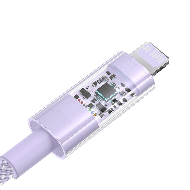 Baseus Gem USB-C to iP fast charging cable 2 m 20 W Purple Baseus Gem USB-C to iP fast charging cable 2 m 20 W Purple