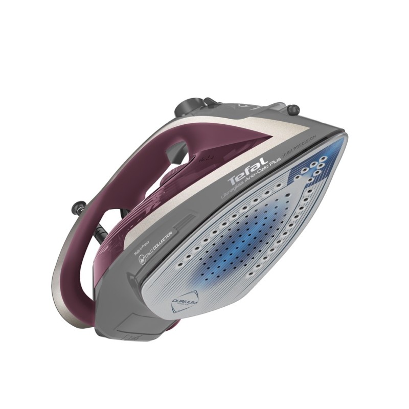 Tefal Ultragliss Anti-Calc Plus FV6840 Steam iron 2800 W Purple, Silver Tefal Ultragliss Anti-Calc Plus FV6840 Steam iron 2800 W Purple, Silver
