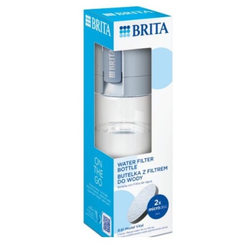 Brita Vital Filtering bottle 0.6 l Pastel blue Brita Vital Filtering bottle 0.6 l Pastel blue