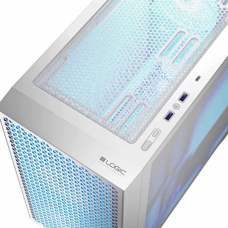 Logic DART PRO ARGB MINI USB-C PC Case White Logic DART PRO ARGB MINI USB-C PC Case White