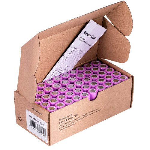 Green Cell 50GC18650NMC26 household battery Rechargeable battery 18650 Lithium-Ion (Li-Ion) Green Cell 50GC18650NMC26 household battery Rechargeable battery 18650 Lithium-Ion (Li-Ion)