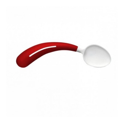 Curved spoon for people with rheumatism - Left-handers