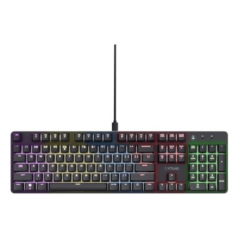 Trust GXT 871 Zora keyboard Gaming USB QWERTY US English Black Trust GXT 871 Zora keyboard Gaming USB QWERTY US English Black