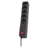 LESTAR ZX 510 G-A K.:CZ 5,0M surge protector Black 5 AC outlet(s) 230 V 5 m