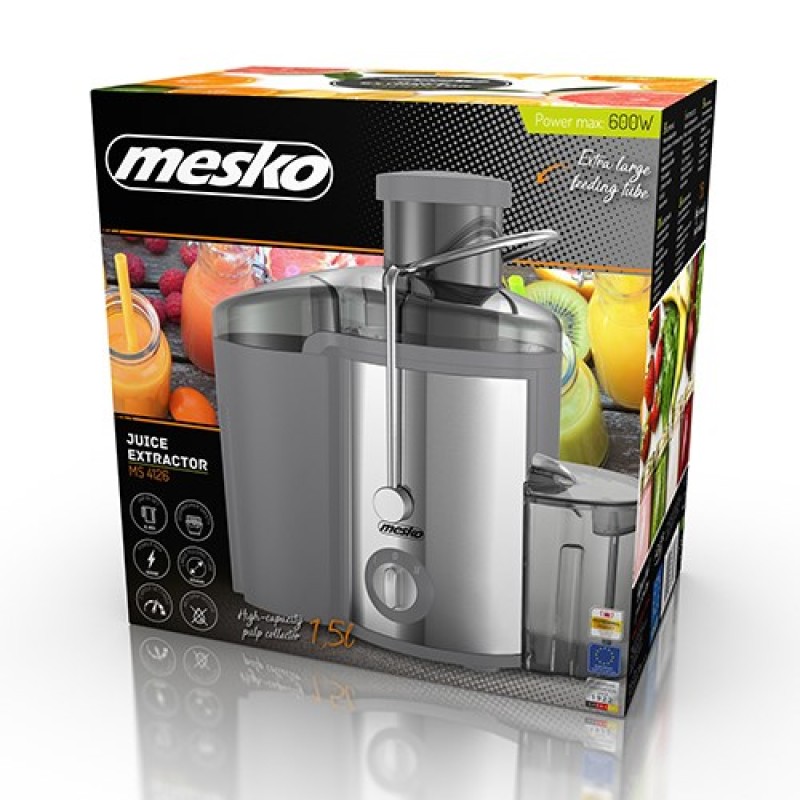 Adler MS 4126 juice maker Electric tomato juicer Stainless steel 600 W Adler MS 4126 juice maker Electric tomato juicer Stainless steel 600 W