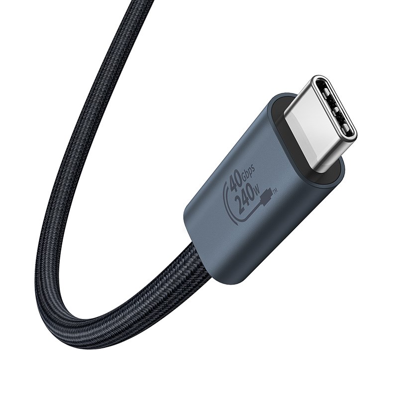 Baseus USB C to USB C data cable 1 m 240 W Black Baseus USB C to USB C data cable 1 m 240 W Black