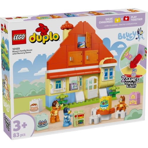 LEGO BLUEY 10459 Bluey's Family House with Memory Game LEGO BLUEY 10459 Bluey's Family House with Memory Game