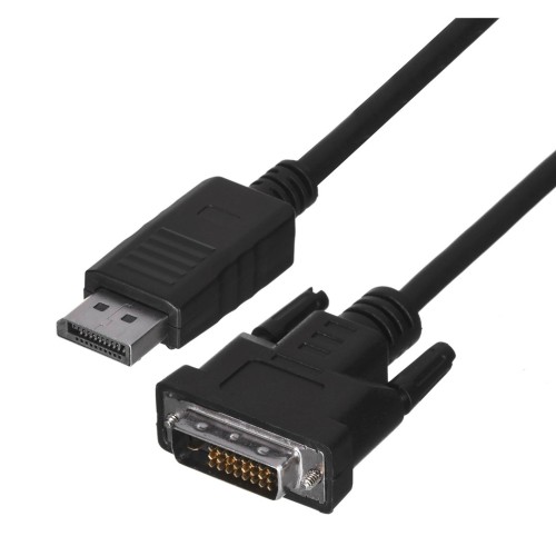 Lanberg CA-DPDV-10CU-0010-BK video cable adapter 1 m DisplayPort DVI-D Black