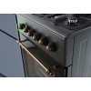 MPM MPM-56-KRM-13 Gas/electric cooker Black MPM MPM-56-KRM-13 Gas/electric cooker Black
