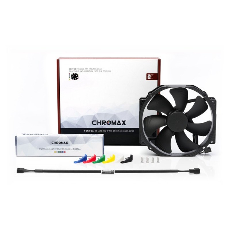 Noctua NF-A15 HS-PWM chromax.black.swap Computer case Fan Noctua NF-A15 HS-PWM chromax.black.swap Computer case Fan