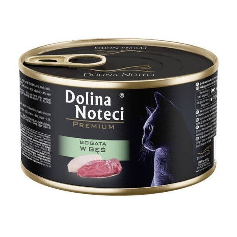DOLINA NOTECI Premium Rich in goose - wet cat food - 185g DOLINA NOTECI Premium Rich in goose - wet cat food - 185g