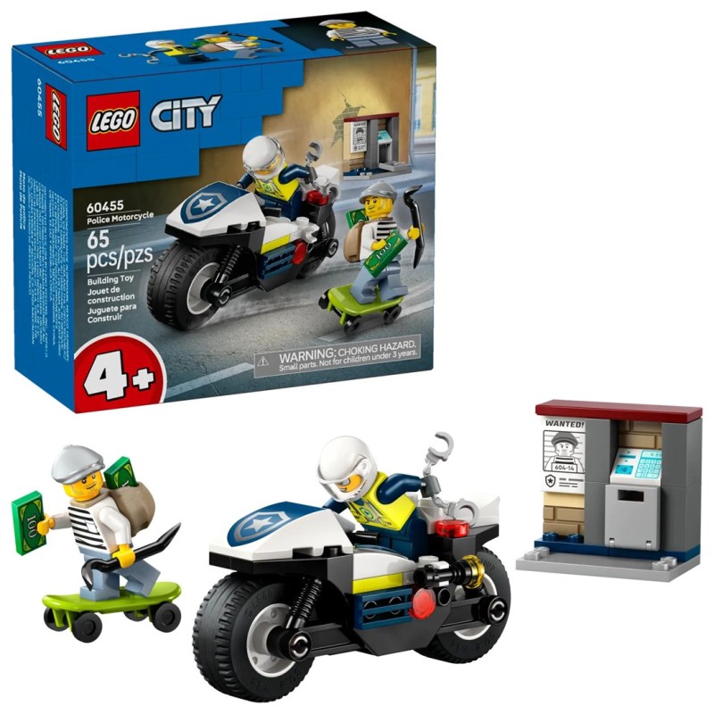 LEGO CITY 60455 Police Motorcycle Chase LEGO CITY 60455 Police Motorcycle Chase