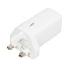 iBOX C-65 White, GaN 65W universal charger UK plug