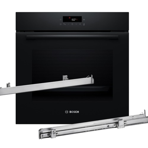 BOSCH Serie 2 HBA571BB4 oven 71 L 3600 W Black + BOSCH HEZ538000 guide rail BOSCH Serie 2 HBA571BB4 oven 71 L 3600 W Black + BOSCH HEZ538000 guide rail