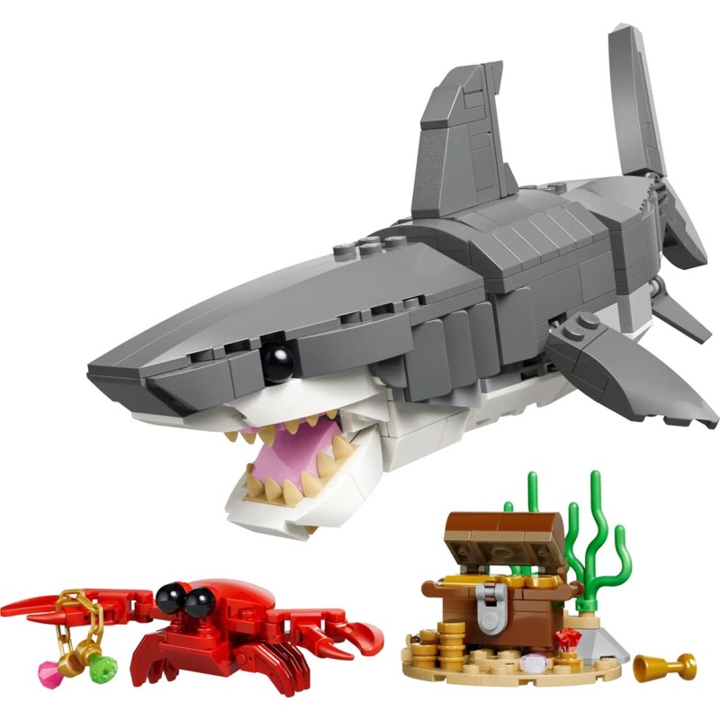 LEGO CREATOR 3 IN 1 31381 Fierce Shark with a Treasure Chest